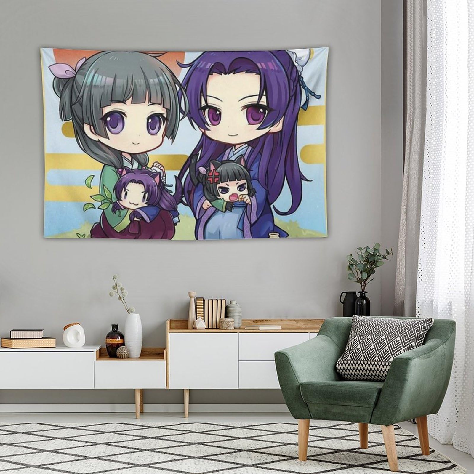 Amazon.co.jp: 薬屋のひとりごと (3) タペストリー 壁掛け絵 ポスター